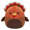 Jazwares Squishmallows Ulana The Turkey Plush Toy 7.5" Brown Polyester Model SQHW00604