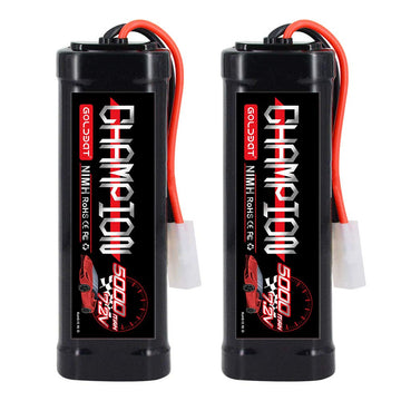 Goldbat 5000Mah 7.2V Nimh Battery With Tamiya Connector For Rc Car Rc Truck Losi Associated Hpi Kyosho Tamiya Hobby (2 Pack)