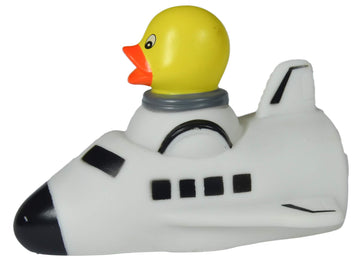 Rubber Duck Space Venture Shuttle, Waddlers Brand Toy Bathtub Rubber Ducks That Floats Upright, Birthday Baby Shower, All Depts.Space Venture Future Dreaming Favor Gift