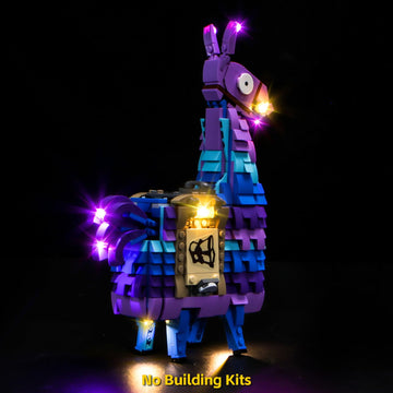 BrickBling LED Light Compatible with Lego Fortnite Supply Llama, Creative Lighting Kit Compatible with Lego 77071 (No Model)