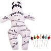 Graceart 9 Inch Voodoo Doll Revenge Spell With 7 Pcs Skull Pins (Style-A)