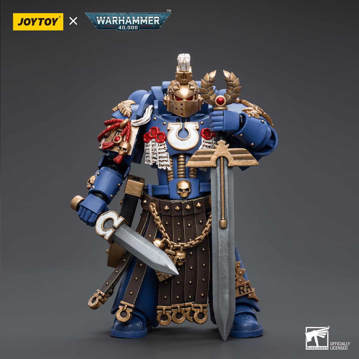 Beerise Joytoy 1/18 Action Figures - Warhammer 40,000 Ultramarines Honour Guard Chapter Champion - 5,Classic Character,Collectib