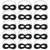 15pcs Halloween Masks Felt Eye Masks Black Halloween Half Mask Felt Dress Up Masks Costume Masks with Adjustable Elastic Rope fo