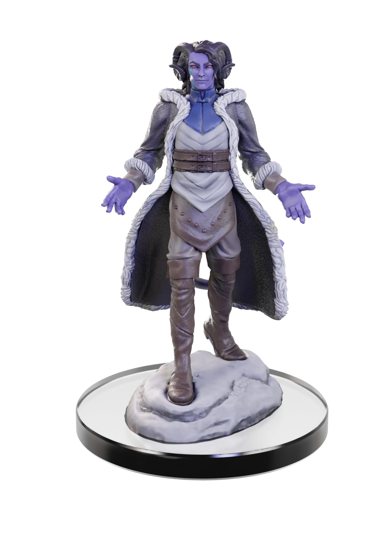 Wizkids Critical Role Unpainted Miniatures: Lucien Tavelle & Cree Deeproots Figures