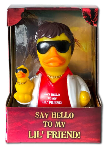Celebriducks - Say Hello To My Lil' Friend - Floating Rubber Ducks - Collectible Bath Toy Gift For Kids & Adults Of All Ages