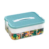 compatible Lego Box Toy Organizer Bins Building Blocks Storage Containers with Compartments Lids Compartment for Plastic Stackab