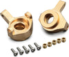 INJORA Brass Steering Knuckles RC Counterweights for 1/24 RC Crawler Axial SCX24 AX24 Upgrades Parts