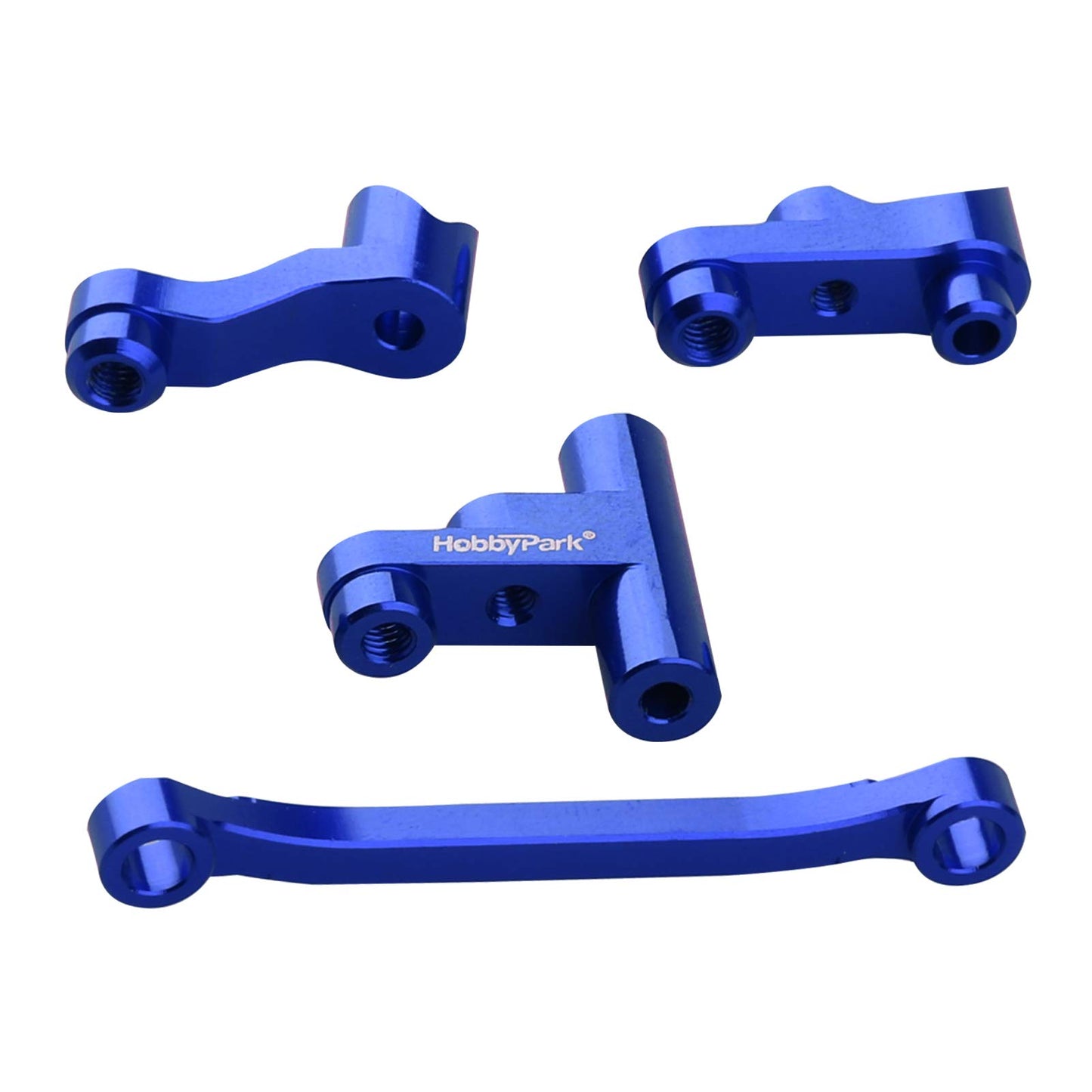 HobbyPark Aluminum Servo Saver Steering Bellcrank Spring Retainer Parts for Traxxas 1/18 LaTrax Teton Upgrades fit Desert Prerun