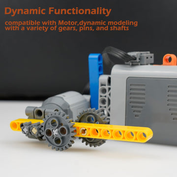 Gears Pins Axles Set Compatible With Technical Parts,Power Function Builidng Block Cars Train Bricks Accessories Speed Technical