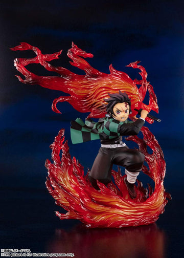 Tamashii Nations - Demon Slayer: Kimetsu No Yaiba - Kamado Tanjiro Hinokami Kagura, Bandai Spirits Figuartszero Collectible Stat
