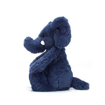 Jellycat Bashful Blue Elephant Stuffed Animal Medium 12 inches - Elephant Plush Toy - Classic Children's Gift