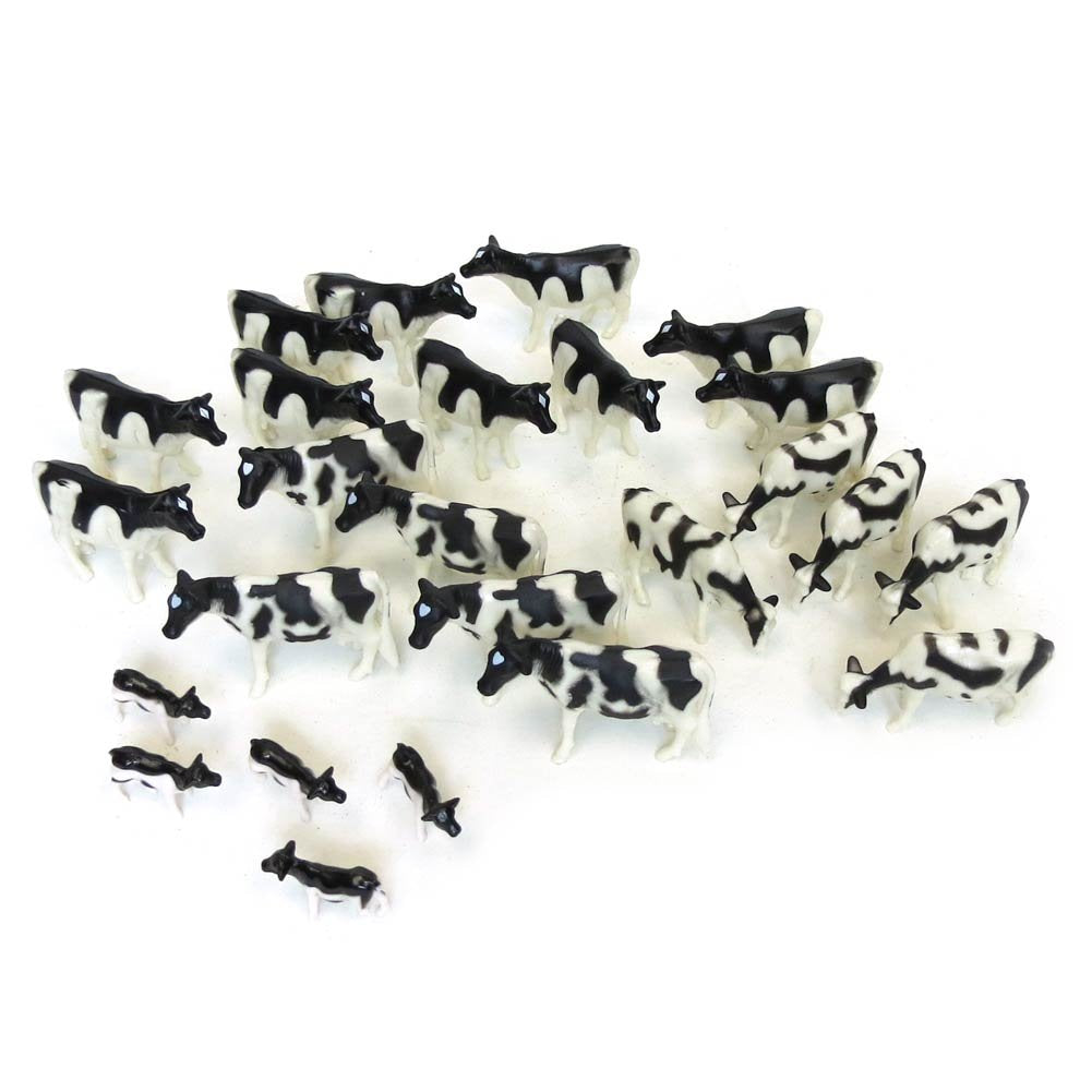 Ertl 1/64Th 25 Pack Of Holstein Cattle Zfn12662