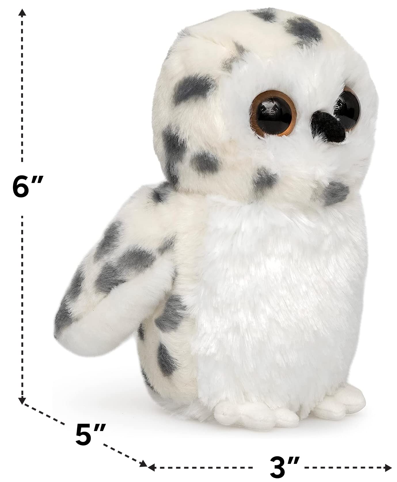 Jolitee Hedda Owl Stuffed Animal, Stuffed Owl Plush Toy (Hedda Own Book Set)