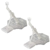 My Mironey 2Pcs Clear Action Base Action Figure Stand Display Stand 1/100