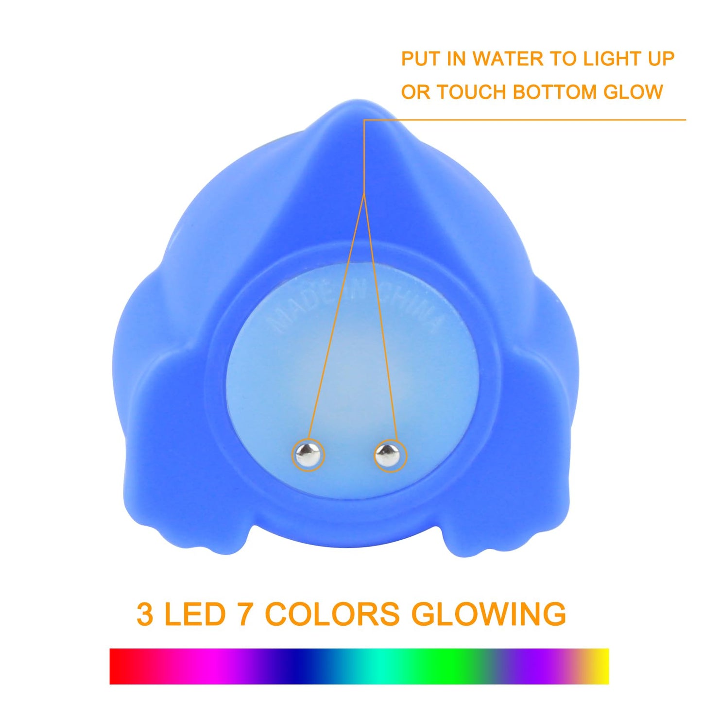 Bath Toys For Toddlers 1-3: 6 Packs Light-Up Floating Dinosaur Baby Toddler Bath Toys Set For Boys Kids Easter Christmas Birthday Gifts - Water Bathtub Shower Pool Bath Toy For Children Preschool
