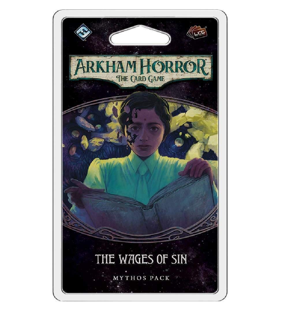 Fantasy Flight Games Arkham Horror The Card Game The Wages Of Sin Mythos Pack | Horror Game | Mystery Game | Cooperative Card Ga