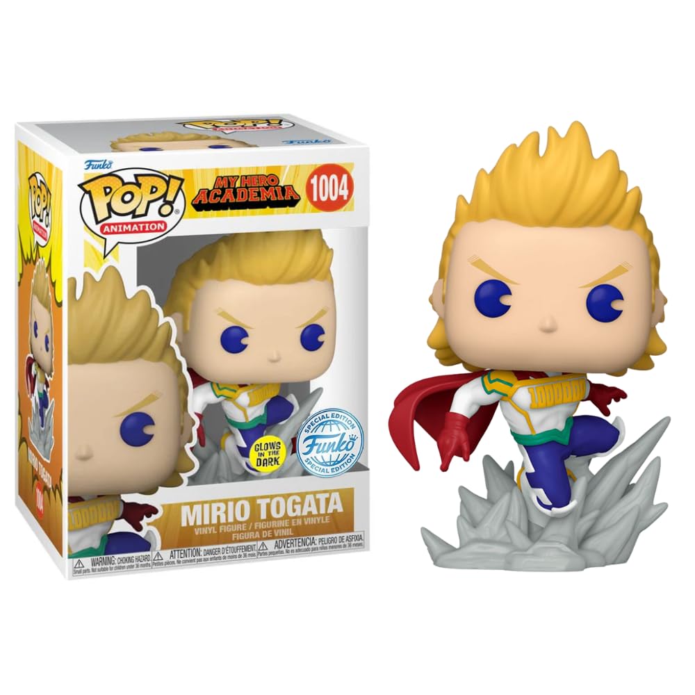 Pop My Hero Academia Mirio Togato Hot Topic Exclusive 1004 Glow In Dark