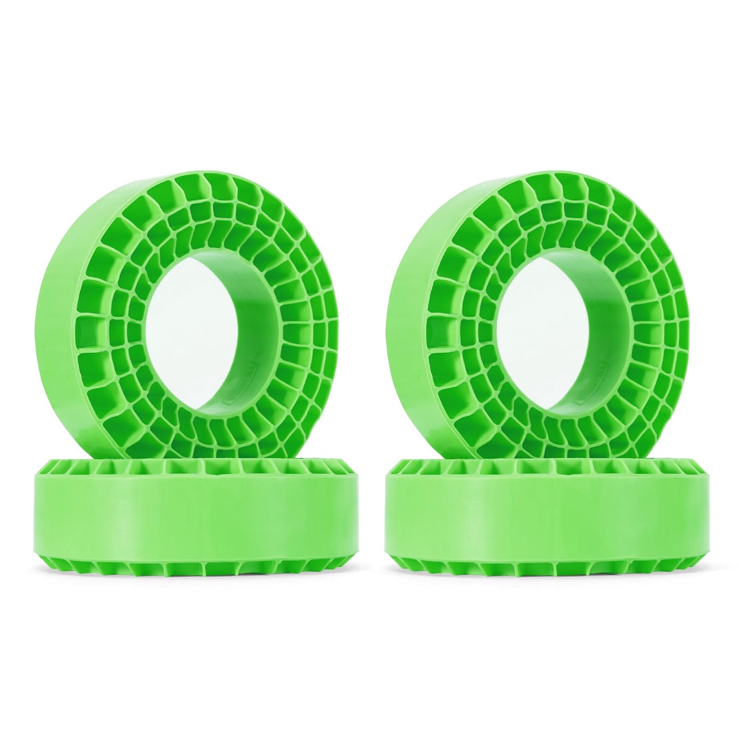 INJORA Silicone Rubber Inserts Foam for 106-108mm 1.9'' Tires(Small Green)