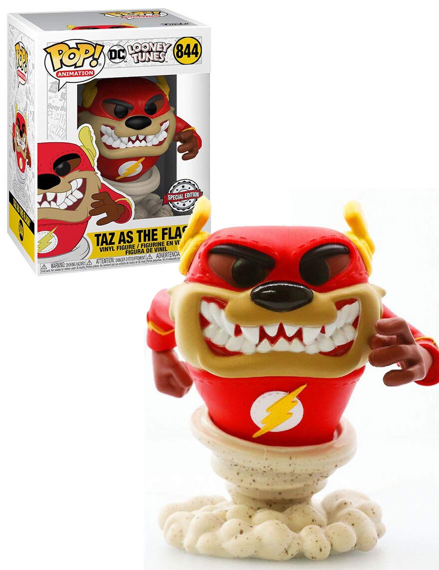 Funko Pop! Animation: Dc Looney Tunes #844 - Taz As The Flash Exclusive
