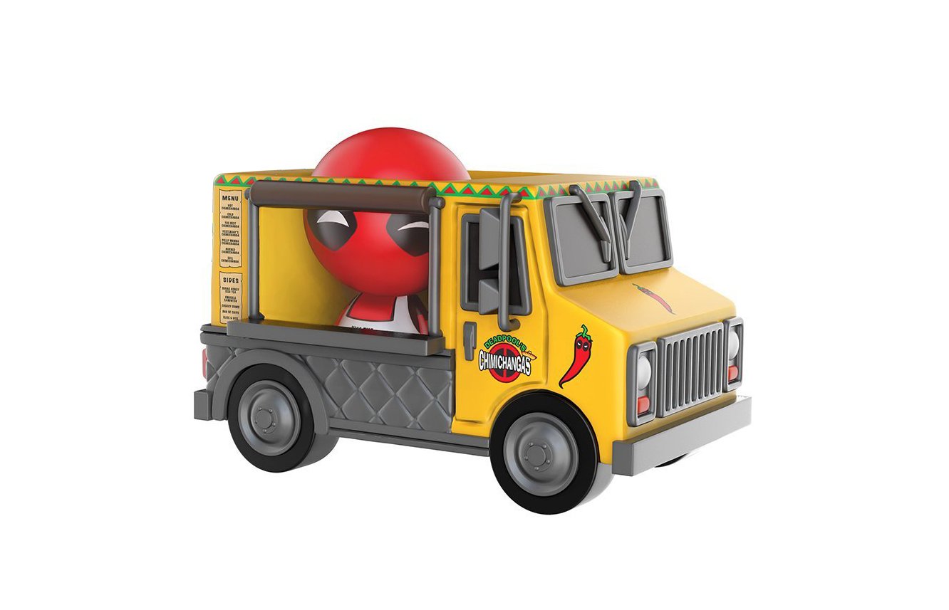 Funko Dorbz Ridez Marvel Deadpool And Chimichanga Truck