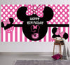 Minnie Mouse 3Rd Birthday Backdrop, Minnie Mouse 3Rd Birthday Banner Party Supplies, Minnie Mouse 3Rd Birthday Decorations, Thir