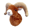 Adore Plush Company 12" Bighorn Sheep Plush Stuffed Animal Wall Mount, Model 2098, Soft Plush Material
