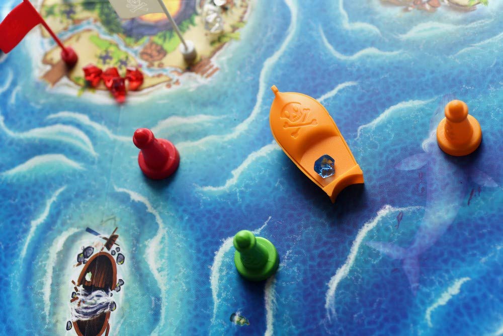 FoxMind Bermuda Pirates Magnetic Board Game for Kids, Plastic, Mixed Colours, Model: FOX-BP-ENG, Family Fun Adventure