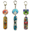 JCvCX 3pcs Dualside Skateboard Keychains Cute Skateboard Keychain Car Key Ring Tag