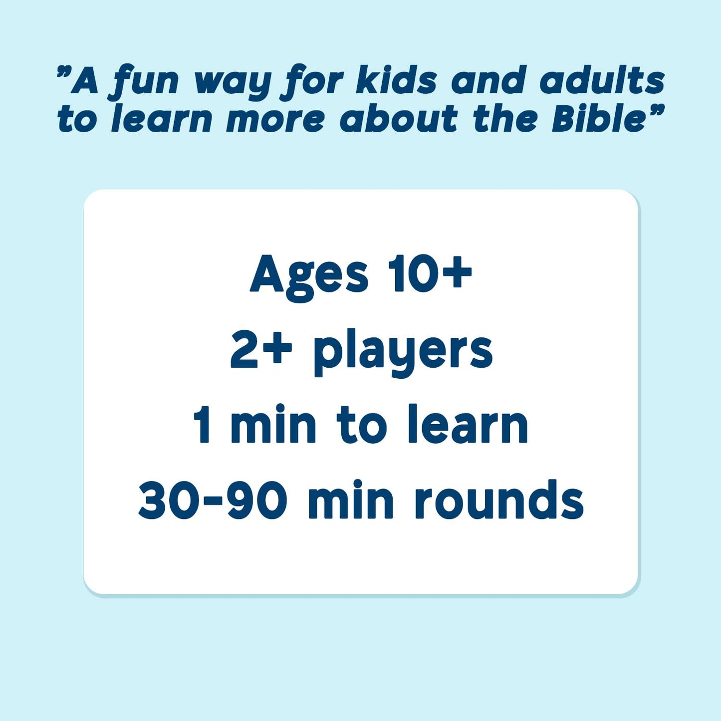 So You Think You Know The Bible, A Fun Bible Trivia Game for Families, Fellowships and Bible Study - A Great Christian Gift