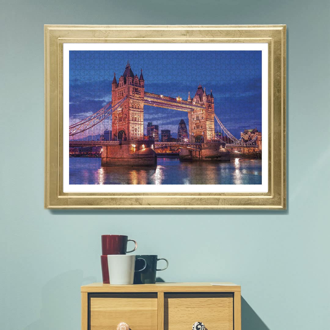 Clementoni - 39674 Collection Puzzle Tower Bridge - Jigsaw Puzzle 1000, Made In Italy, Jigsaw Puzzle For Adults Pieces