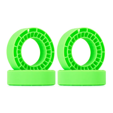 Injora 4Pcs Silicone Rubber Inserts For 64 * 24Mm 1.3'' Tires(Green)