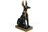 Pacific Giftware Ptc Gold And Black Color Egyptian Anubis Dog Sitting Figurine Statue