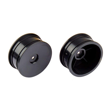 Team Associated 1/14 Narrow Wheels, Black (2): 14B, 14T, ASC21549