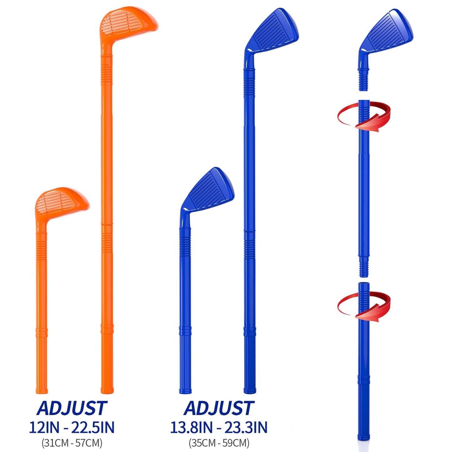 Bennol Upgraded Kids Toddler Golf Set, Indoor Outdoor Outside Golf Toys Gifts For 2 3 4 5 Year Old Boys, 2 3 4 5 Year Old Boys Toys Birthday Gifts Ideas, Outdoor Golf Set Toys Game For Kids Boys