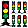 Weekgrat 6 Pcs Traffic Light Racing Car Party Centerpieces 3D Cardboard Traffic Light Fast One Birthday Decorations for Racing T