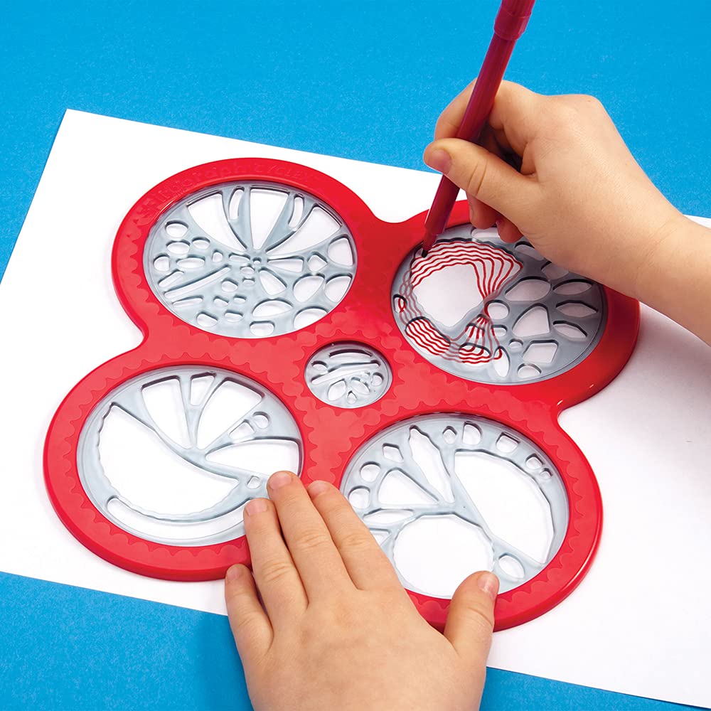 Spirograph - Cyclex Set - Art Kit - Rotating Stencil Wheel Creates Countless Designs - For Ages 8+