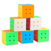 Ella Dream 6 Pack Speed Cube Set - Stickerless 3x3x3 Professional Cubes, Easy Smooth Turning, Classic Color, Ideal for All Ages
