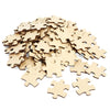 Juvale 100 Blank Wooden Puzzle Pieces For Crafts, Diy Art Projects, 1.9X1.6'' Unfinished Freeform Jigsaw Wood Puzzle To Draw On
