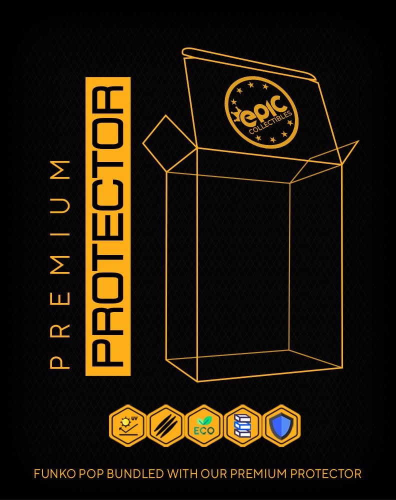 Epic Collectibles Pop Soccer - Lionel Messi Inter-Miami Vinyl Figure Bundled with Box Protector Compatible for Funko