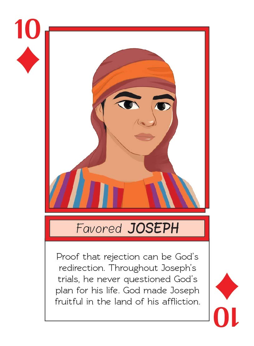 Kulture Games Playing Cards: Bible Legends - Diverse Bible Characters Stories & Encouraging Bible Verses - Trivia Card Game - Christian Cards for Family Game Night - Christian Gifts