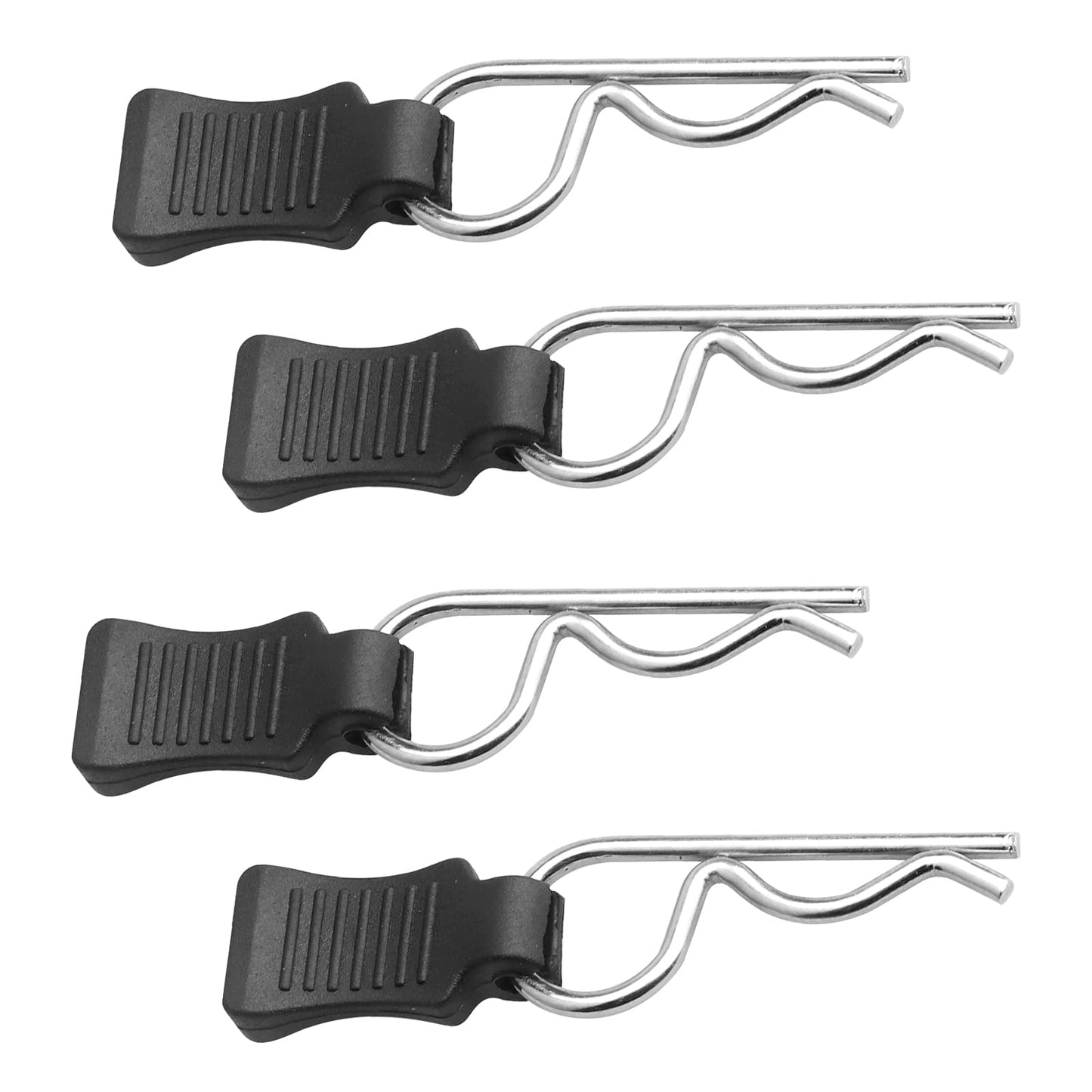 HobbyPark 50pcs Universal RC Car Body Clips w/Pull Tabs R Pins for 1/10 Scale Traxxas Arrma Axial Losi & 1/8 Redcat HPI HSP Exce