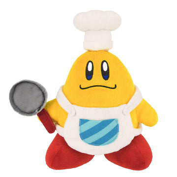 Sanei Kirby Adventure Series All Star Collection 7.5'' Chef Kawasaki Plush