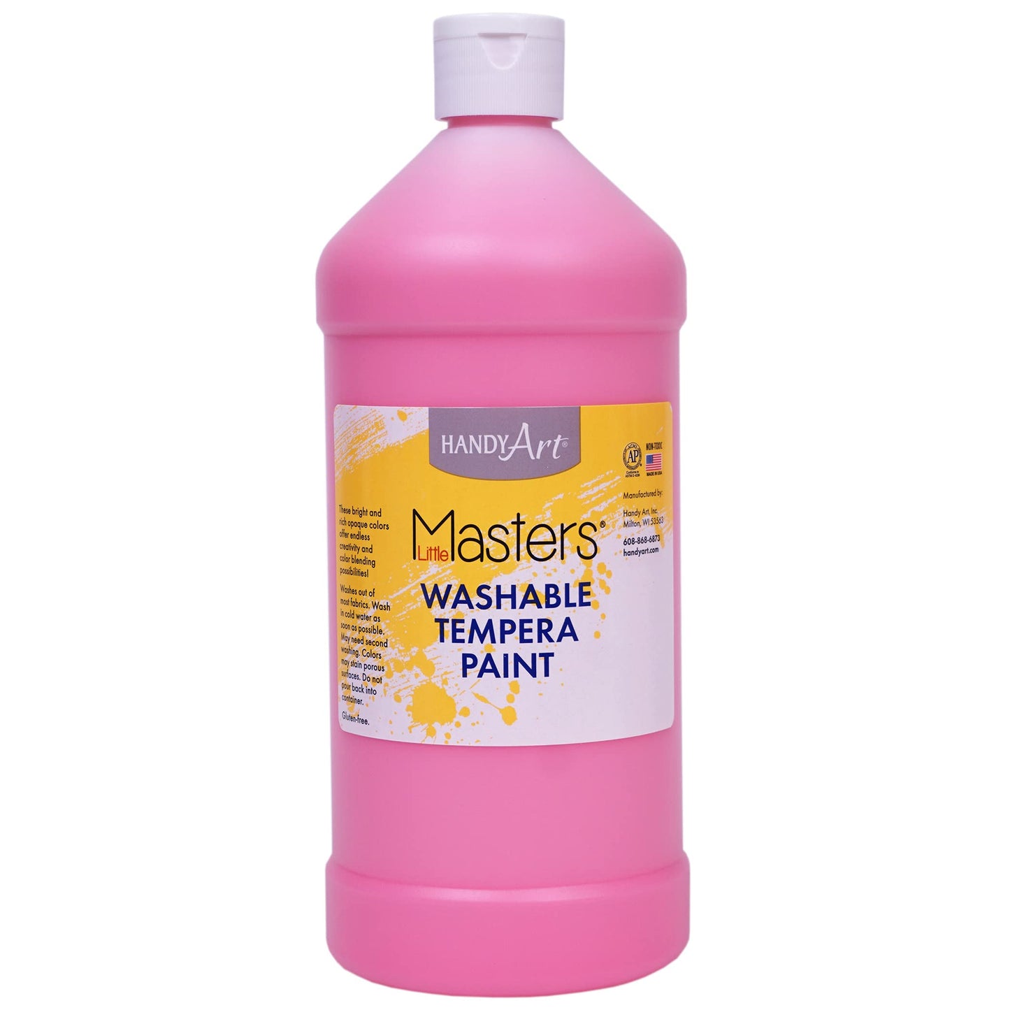 WASHABLE TEMPERA PAINT QUART PINK