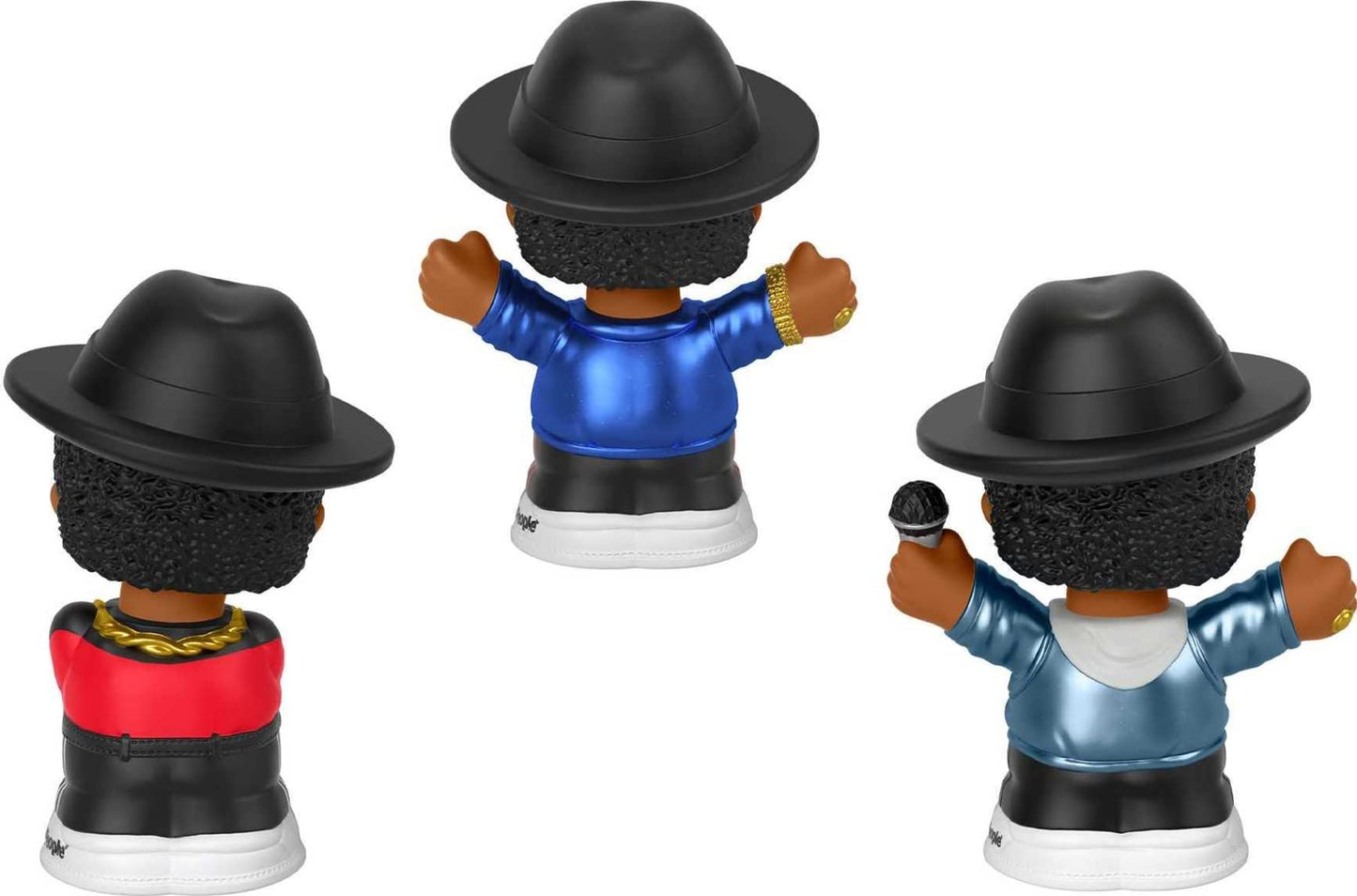 Little People Collector Run DMC Special Edition Set - 3 Figures for Adults, Multi, Plastic - Model GTM02
