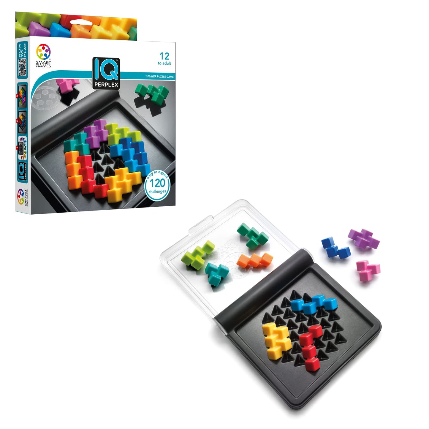 Smartgames Iq Perplex Travel Puzzle Game With 120 Challenges For Ages 12 - Adult