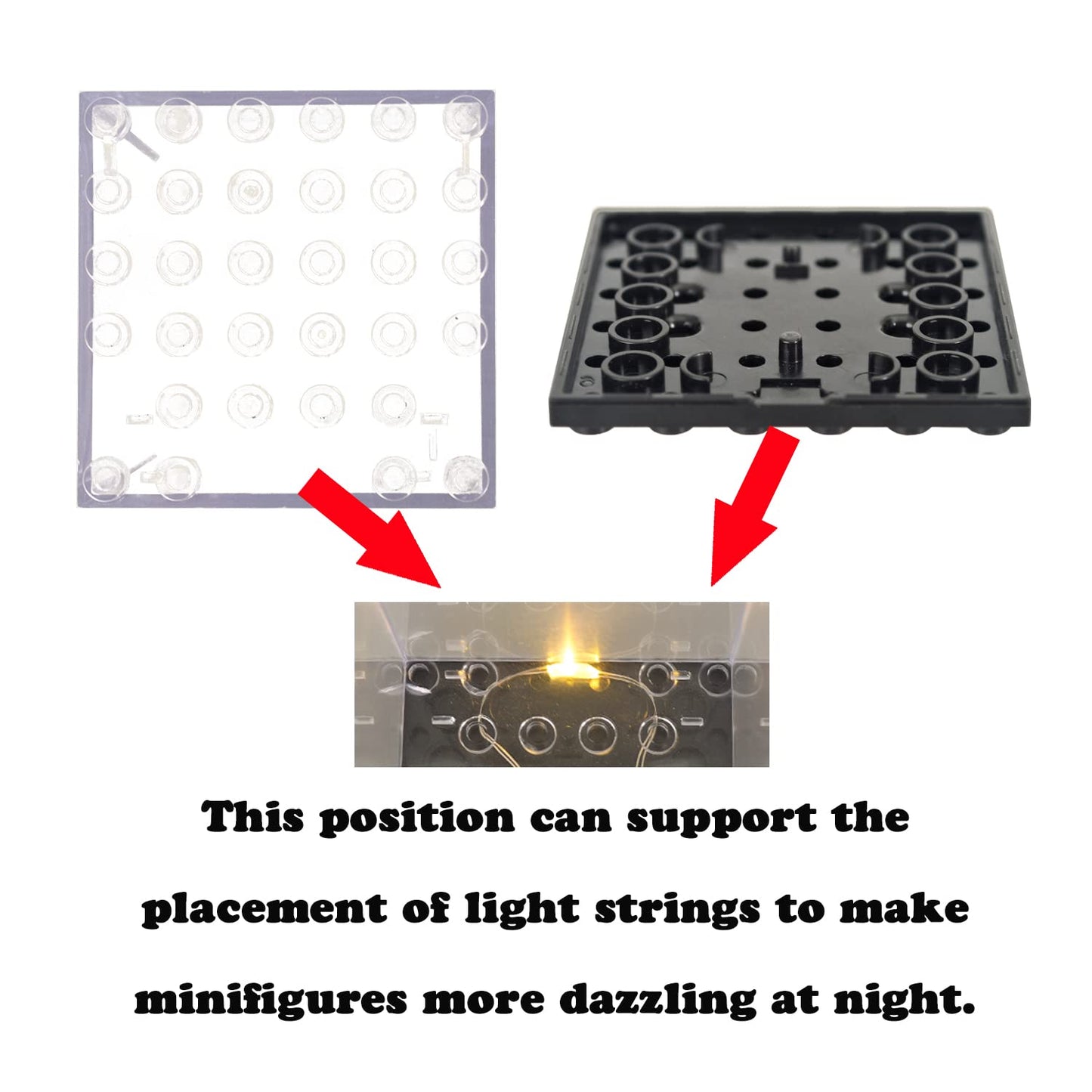 Minifigures Display Case, Acrylic Building Block Display Box, Action Figure Toys Storage For Lego Minifigure, Fit For Lego Lover