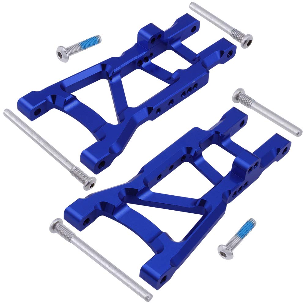 HobbyPark Aluminum Front & Rear Suspension A-Arms Set,Tie Bar for 1/10 Traxxas Slash 2WD RC Car Upgrade Parts Hop Ups, Replaceme
