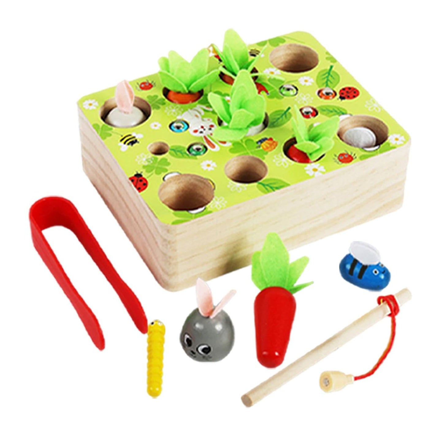 Enakshi Montessori Pulling Radish Toys Parent Child Interactive For Boys Girls Gifts 17Cmx13Cmx5.5Cm|Toys & Hobbies | Educationa