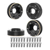 Muhikrt Brass Weights 6Mm 9Mm 12Mm 15Mm 22Mm Wheel Hex Hub Widen Adapter For 1/10 Rc Crawler 1.9 2.2 Wheels Rims Scx10 Trx4 (6Mm