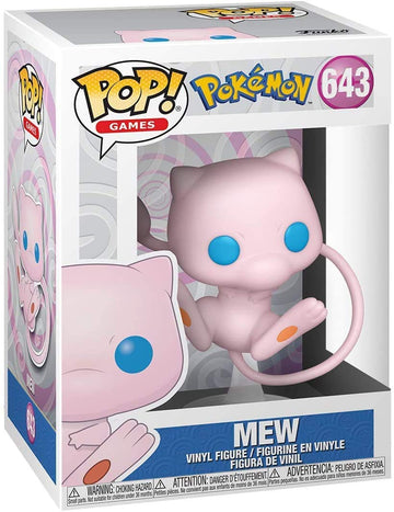 Funko Pop! Games: Pokemon - Mew Vinyl Figure (Bundled With Compatible Box Protector Case) Multicolored 3.75 Inches